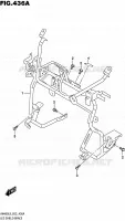 SUPPORT MARCHE PIEDS pour Suzuki BURGMAN 400 2018