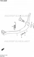 PEDALE DE FREIN pour Suzuki DR-Z 125 2018