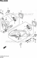 PHARE (LT A400FL8 P33) pour Suzuki KINGQUAD 400 2018