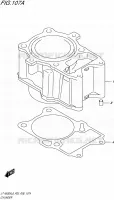 CYLINDRE pour Suzuki KINGQUAD 500 2018