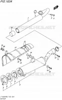 SILENCIEUX pour Suzuki KINGQUAD 500 2017