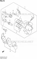 ETRIER DE FREIN AVANT pour Suzuki SV 650 2008