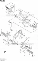 REPOSE PIED pour Suzuki SV 650 2008