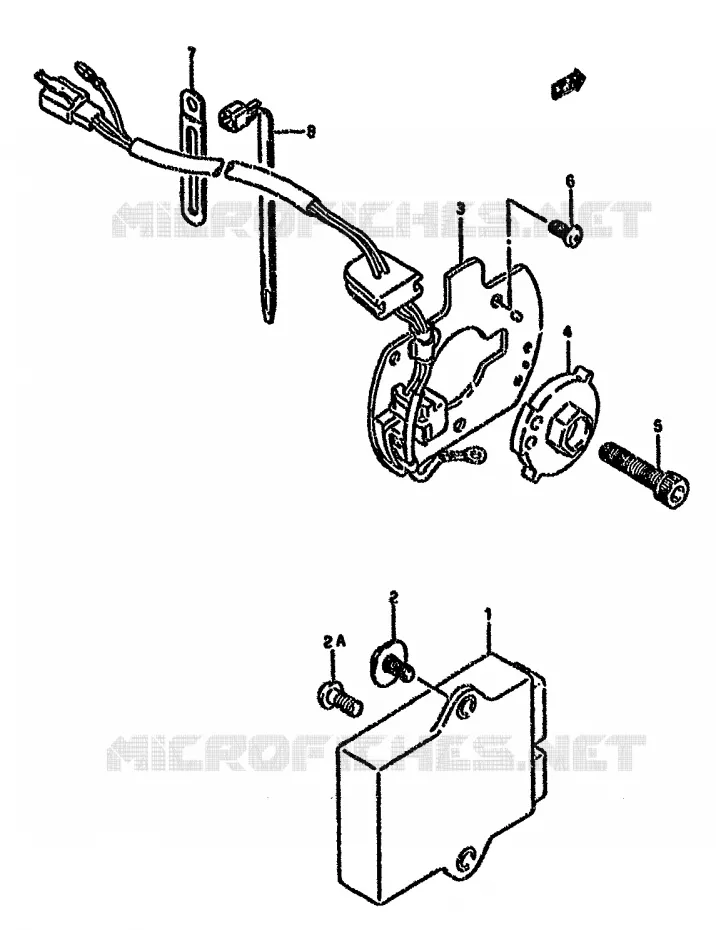 ALTERNATEUR (MODELE K/L/M/N/P/R/S) Suzuki MOTO 750 GSX-F 1992  GSX750FN(K-T)