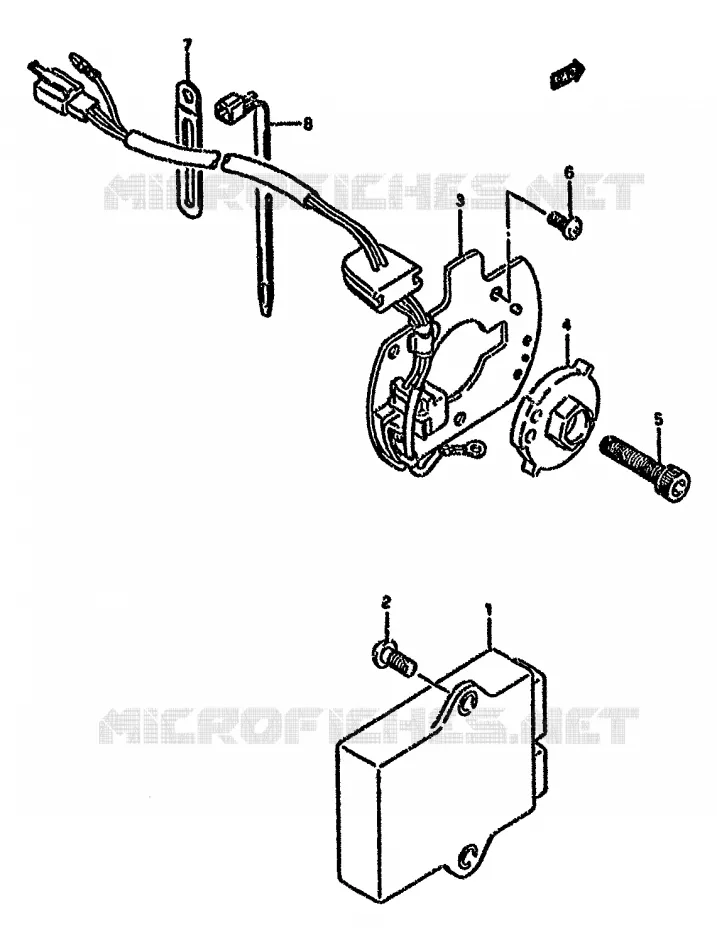 ALTERNATEUR (MODELE T) Suzuki MOTO 750 GSX-F 1993  GSX750FP(K-T)
