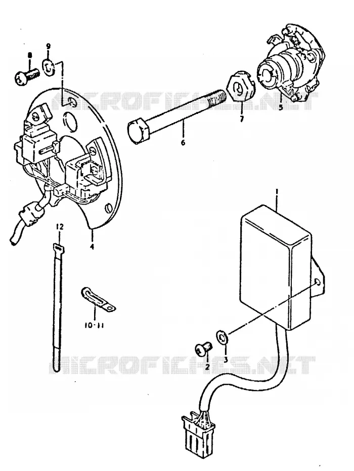 ALTERNATEUR Suzuki MOTO 750 GSX-E 1981  GSX750EX(T/X)