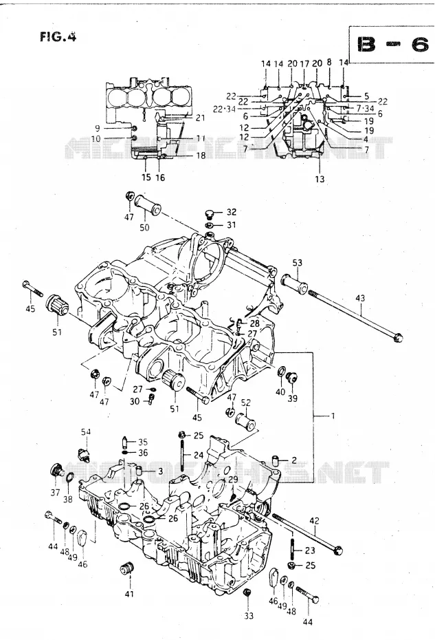 CARTER Suzuki MOTO 750 GSX-R 1986  GSX-R750RG