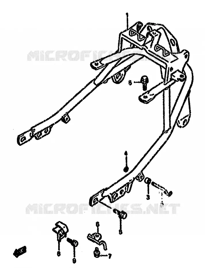 ENSEMBLE LEVIERS - POIGNEES Suzuki MOTO 750 GSX-F 1995  GSX750FS(K-T)