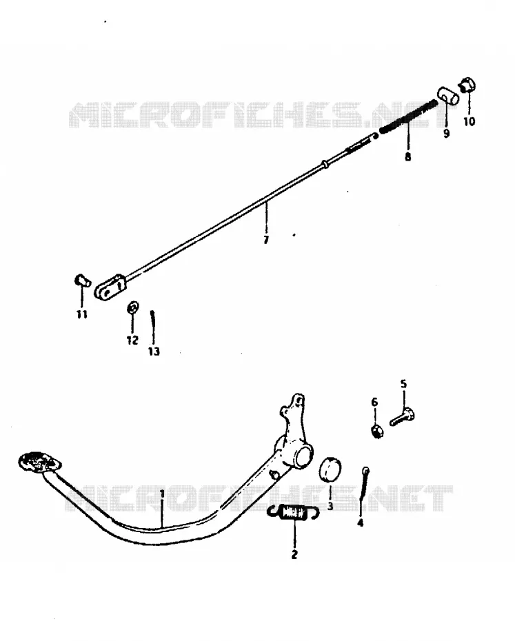 FREIN ARRIERE Suzuki MOTO 250 GT 1992  GT250N(N/X)