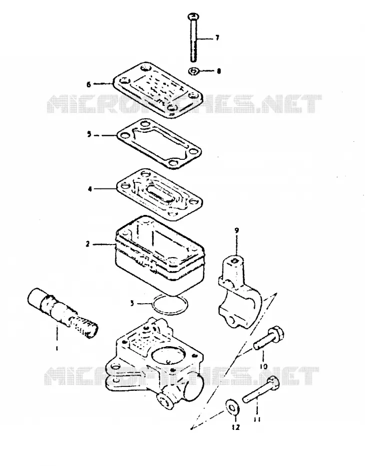 MAITRE CYLINDRE AVANT Suzuki MOTO 400 GSX 1996  GSX400ET(T/X)