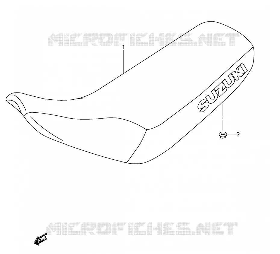 SELLE Suzuki MOTO 50 JR 2005  JR50K5(P3/P28)