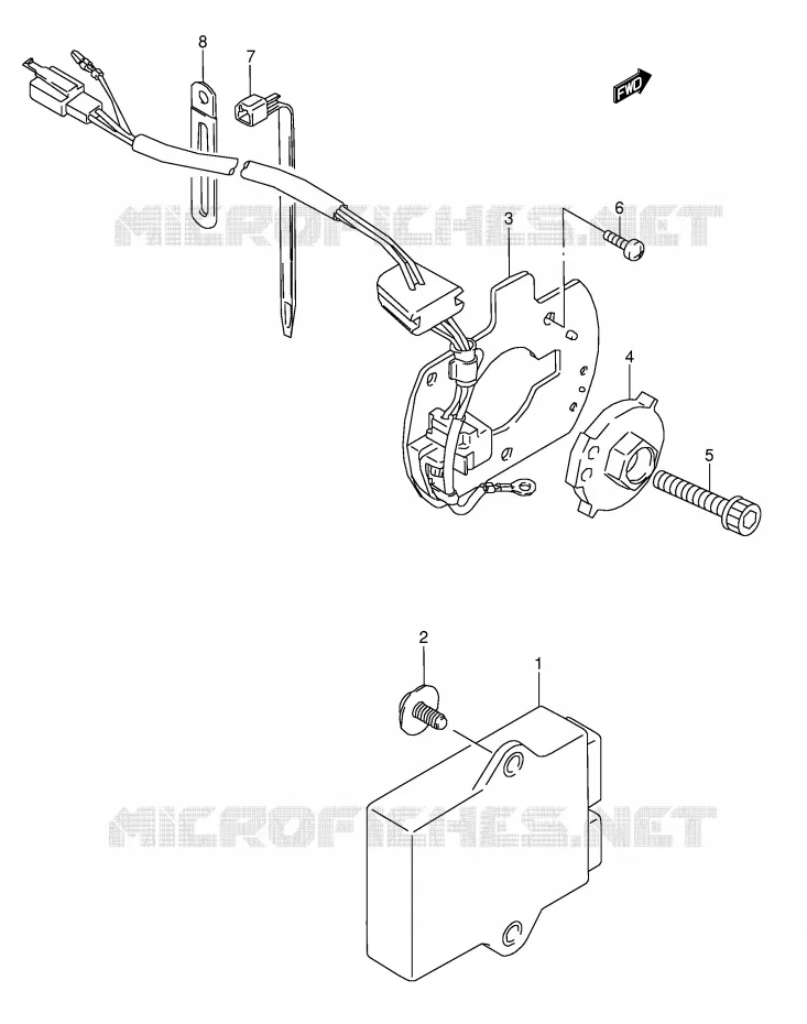 ALTERNATEUR (MODELE J/K/L/M/N/P/R/S) Suzuki MOTO 600 GSX-F 1988  GSX600FU2J(E2)