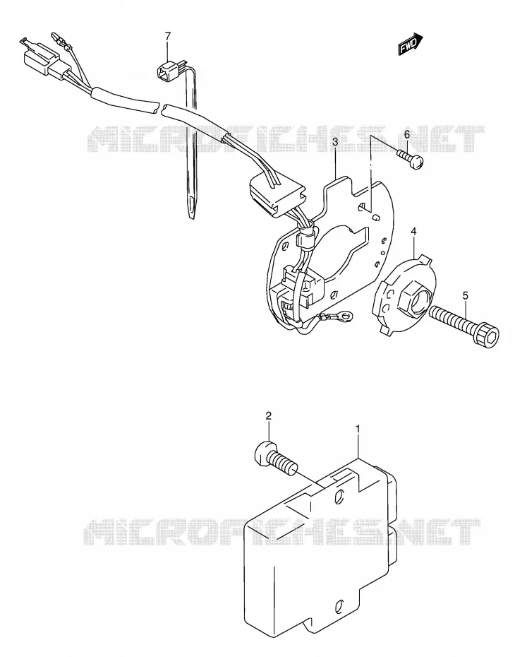 ALTERNATEUR (MODELE T) Suzuki MOTO 600 GSX-F 1991  GSX600FM(E2)