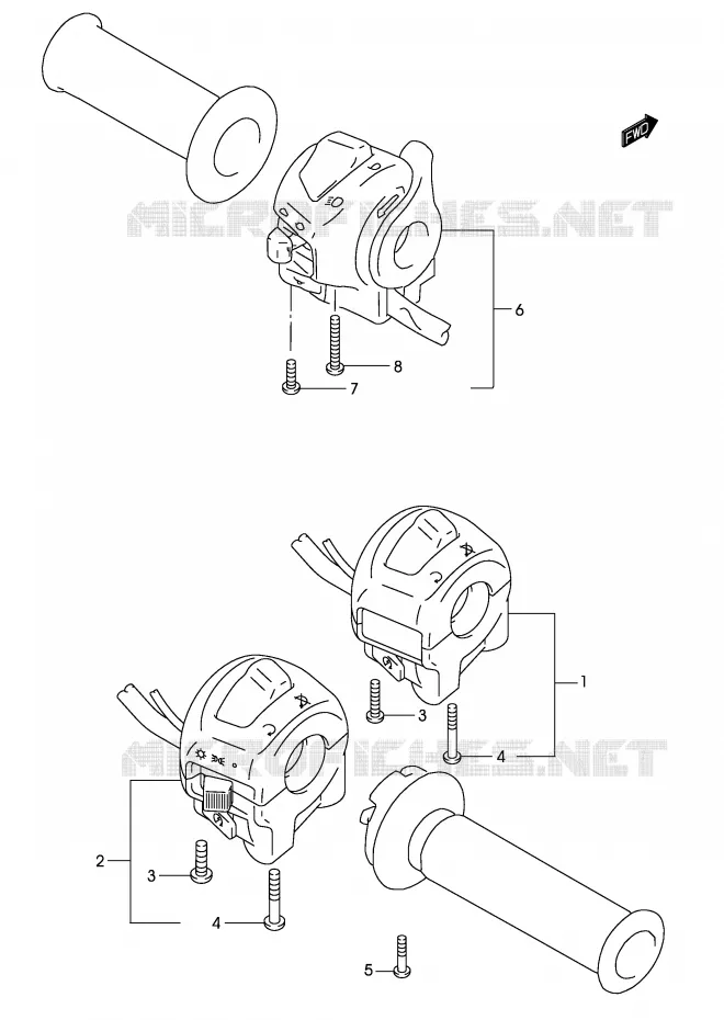 COMMODOS Suzuki MOTO 250 MARAUDER 2003  GZ250LK3(P19)