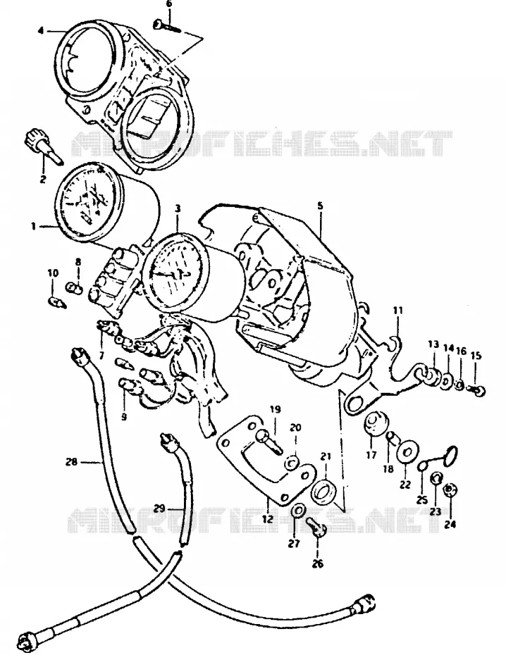 COMPTEUR (MODELE X) Suzuki MOTO 250 GT 1999  GT250X(N/X)