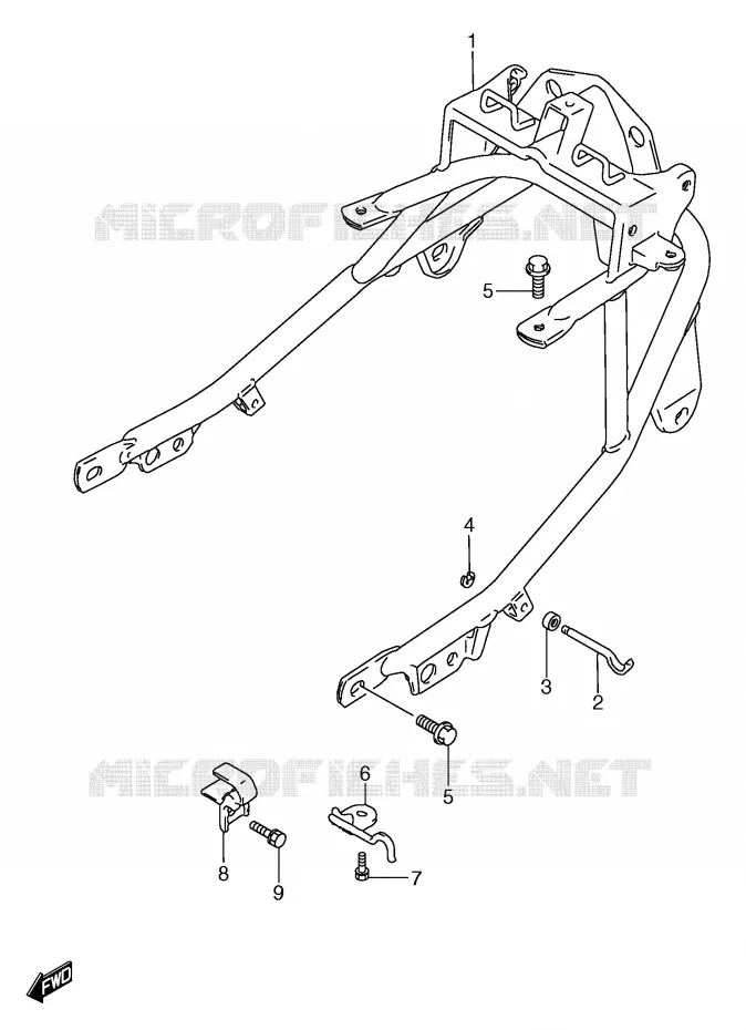 ENSEMBLE LEVIERS - POIGNEES Suzuki MOTO 750 GSX-F 1992  GSX750FN(E2)