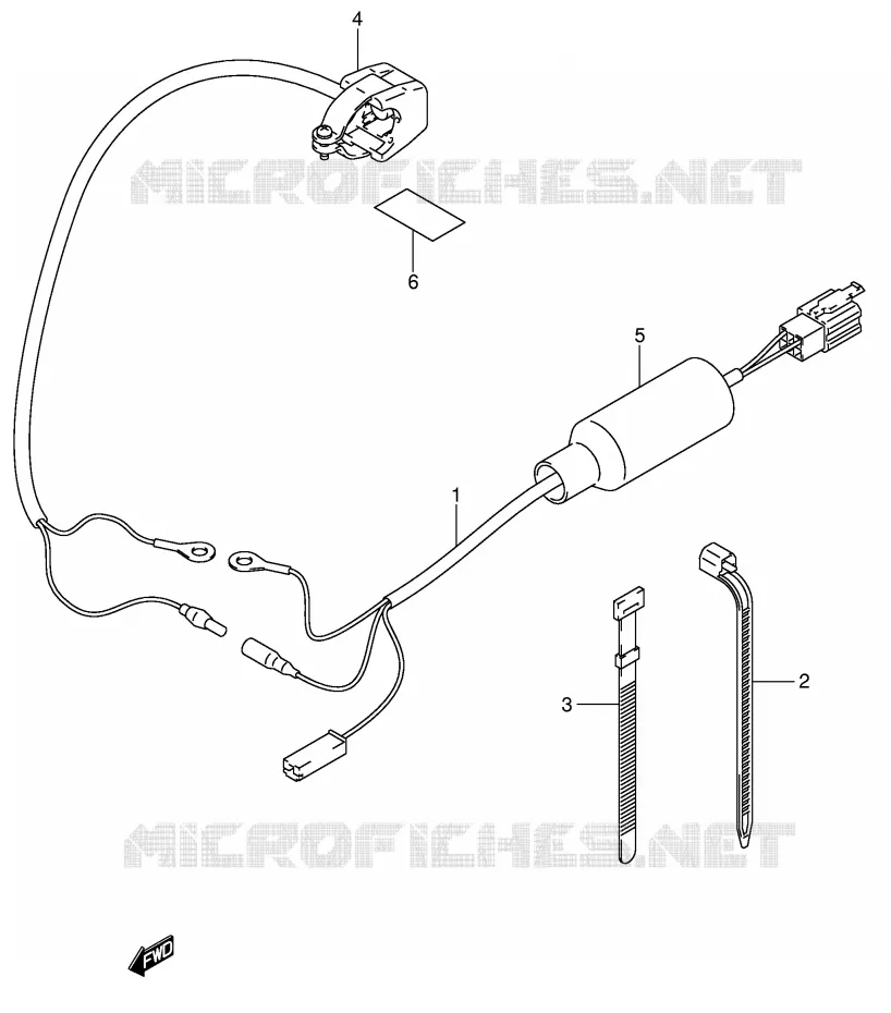 FAISCEAU ELECTRIQUE (MODELE K1) Suzuki MOTO 80 JR 2004  JR80K4(P3/P28)