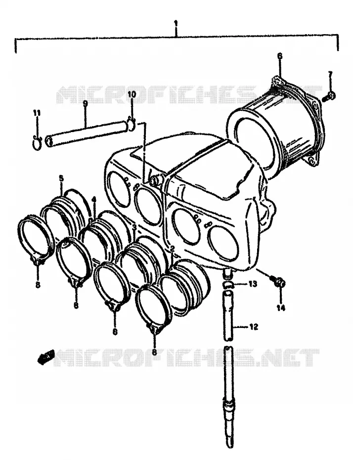 FILTRE A AIR Suzuki MOTO 750 GSX-F 1991  GSX750FM(K-T)