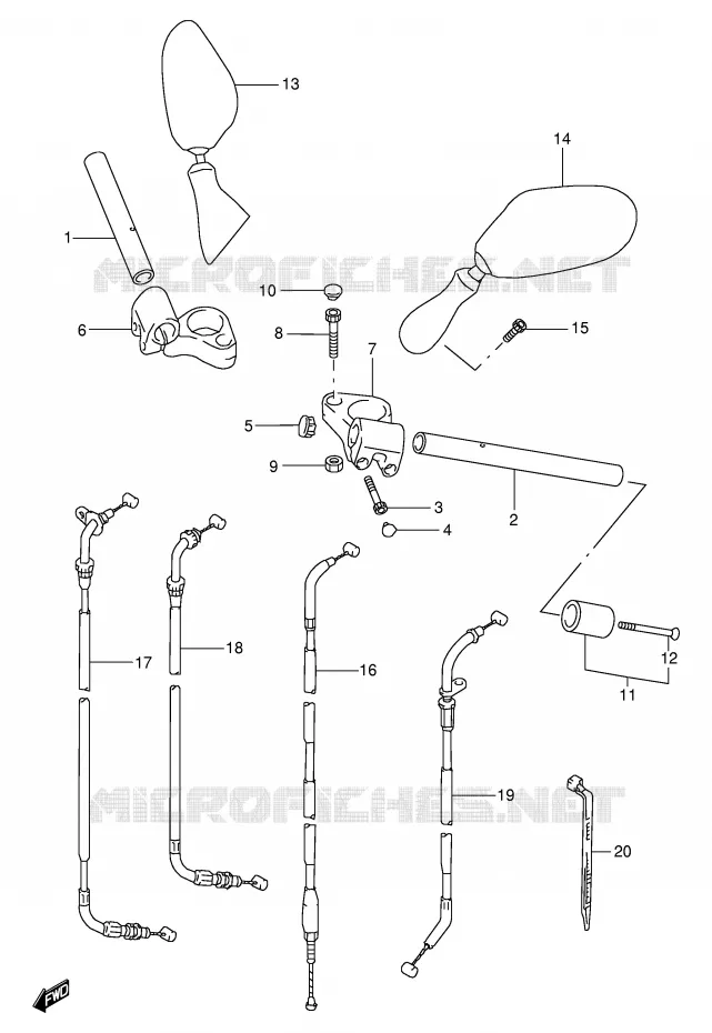 GUIDON Suzuki MOTO 600 GSX-F 1999  GSX600FUX(E2)