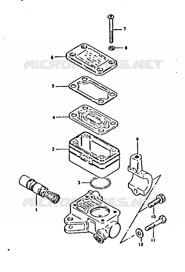 MAITRE CYLINDRE AVANT Suzuki MOTO 750 GSX-E 1981  GSX750EX(T/X)
