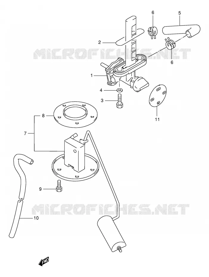 ROBINET D'ESSENCE Suzuki MOTO 750 GSX-F 2002  GSX750FK2(E2)