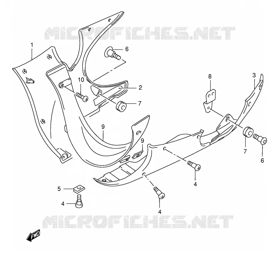 SABOT (MODELE W/X/Y) Suzuki MOTO 750 GSX-F 2001  GSX750FK1(E2)