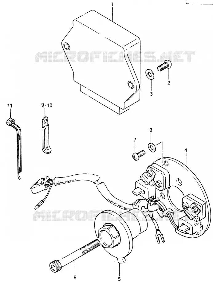ALTERNATEUR Suzuki MOTO 750 GSX-E 1985  GSX750EF(F)