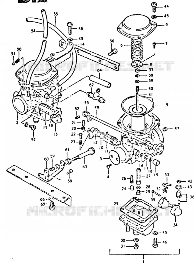 CARBURATEUR Suzuki MOTO 400 GSX 1981  GSX400SX(T/X)