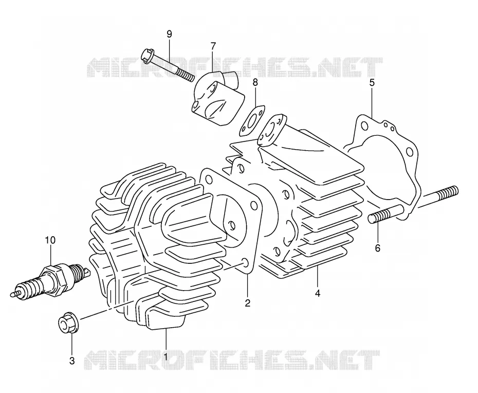 CYLINDRE Suzuki MOTO 50 JR 2006  JR50K6(P3/P28)