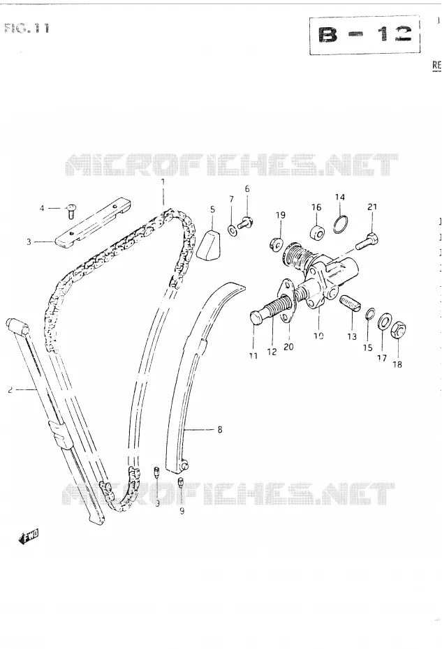 DISTRIBUTION Suzuki MOTO 400 GSX 1985  GSX400SF(E2)