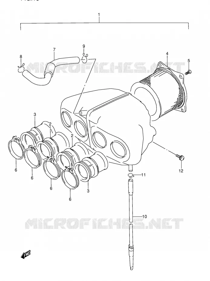 FILTRE A AIR (VOIR NOTE) Suzuki MOTO 600 GSX-F 1994  GSX600FUR(E2)