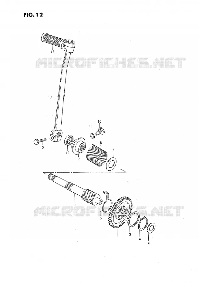 KICK Suzuki MOTO 50 JR 1994  JR50R(P3)