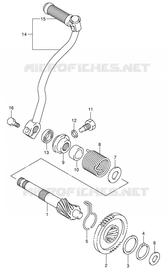 KICK Suzuki MOTO 50 JR 2004  JR50K4(P3/P28)