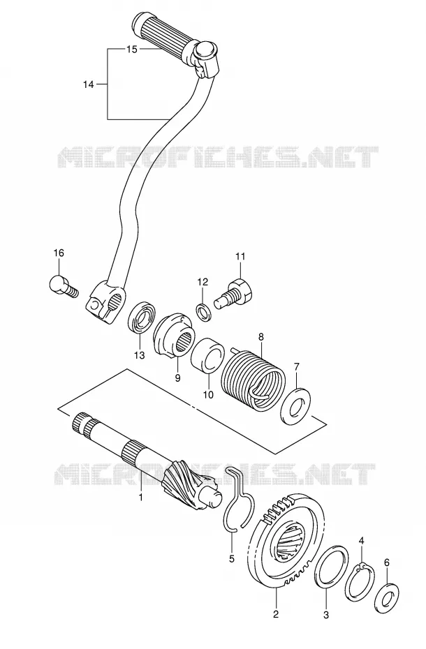 KICK Suzuki MOTO 50 JR 2006  JR50K6(P3/P28)