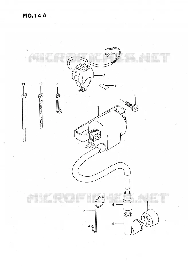 PARTIE ELECTRIQUE (MODELE S) Suzuki MOTO 50 JR 1995  JR50S(P3)
