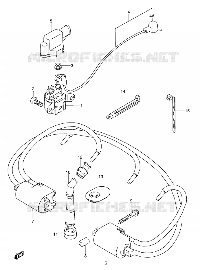 PARTIE ELECTRIQUE Suzuki MOTO 600 GSX-F 1990  GSX600FUL(E2)