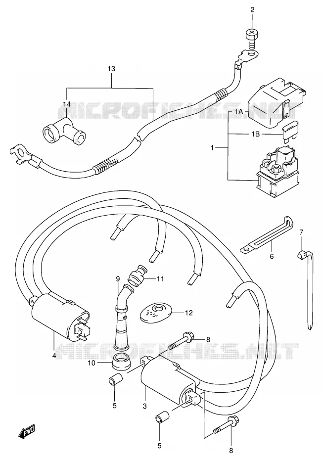 PARTIE ELECTRIQUE Suzuki MOTO 600 GSX-F 1999  GSX600FUX(E2)