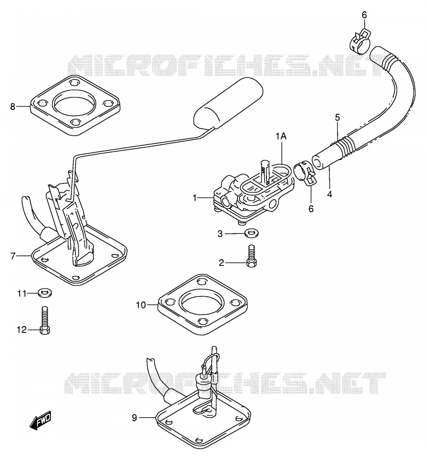 ROBINET D'ESSENCE Suzuki MOTO 750 GSX 2000  GSX750Y(E4)