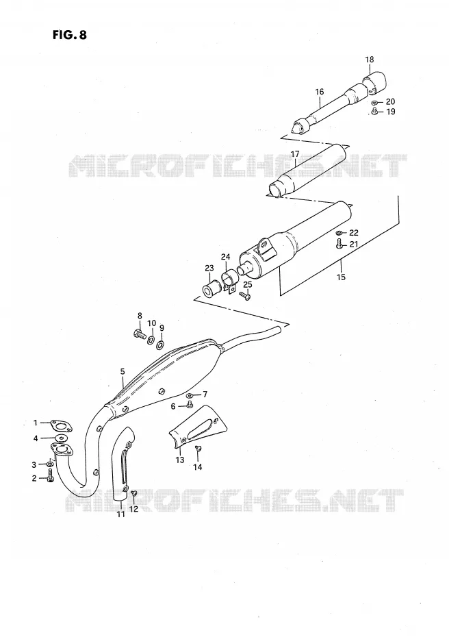 SILENCIEUX Suzuki MOTO 50 JR 1993  JR50P(P3)