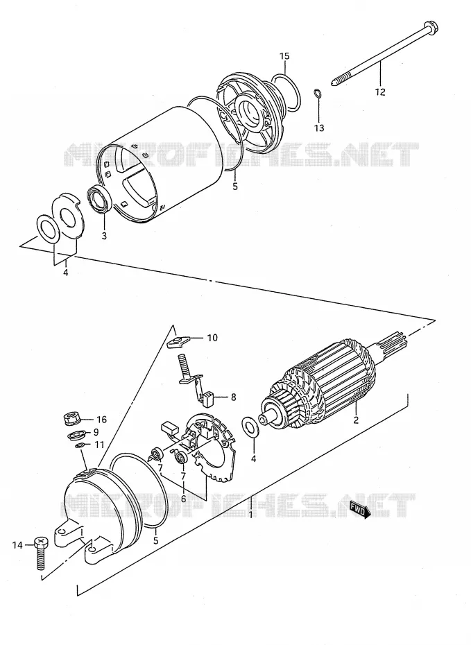 ALTERNATEUR Suzuki MOTO 750 GSX-F 1993  GSX750FP(E28)