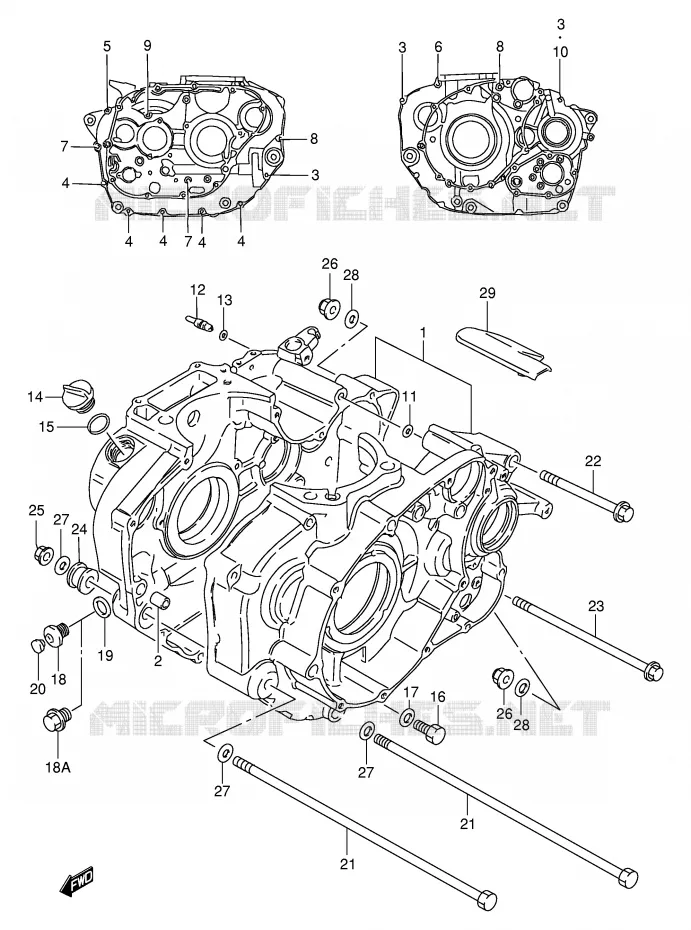 CARTER Suzuki MOTO 650 SAVAGE 2000  LS650PY(E2)