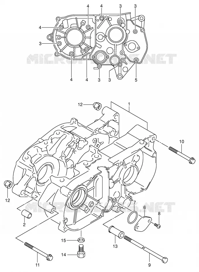 CARTER Suzuki MOTO 80 JR 2003  JR80K3(P3/P28)