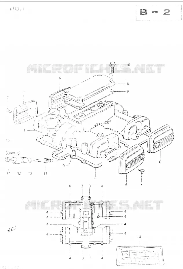 COUVERCLE DE CULASSE Suzuki MOTO 400 GSX 1986  GSX400SG(E2)
