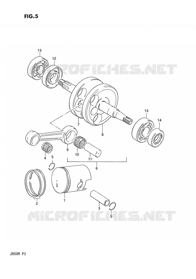 VILEBREQUIN Suzuki MOTO 50 JR 1990  JR50L(P3)