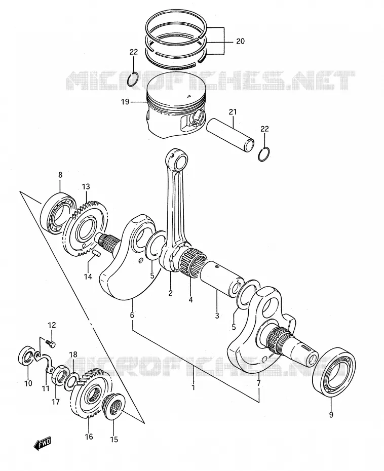 VILEBREQUIN Suzuki MOTO 650 BOULEVARD 1993  LS650P(E28)