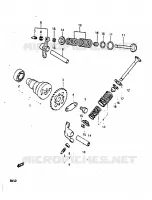 ARBRE A CAME pour Suzuki Autres-modeles 50 1987