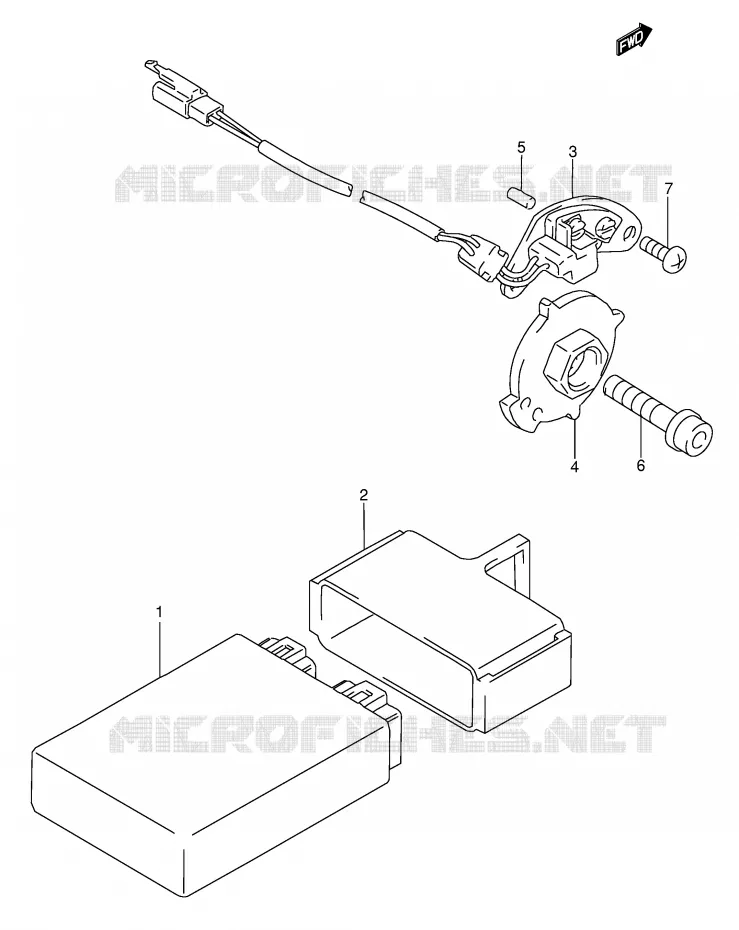 ALTERNATEUR (MODELE P/R/S) Suzuki MOTO 600 RF 1994  RF600RR(E2)