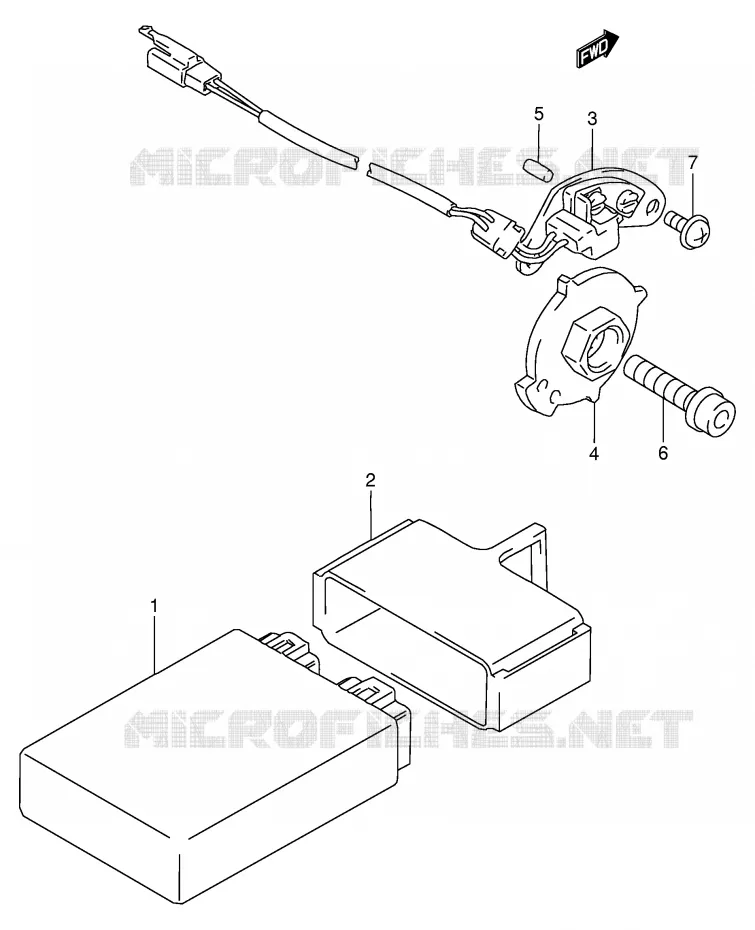 ALTERNATEUR (MODELE R/S) Suzuki MOTO 900 RF 1994  RF900RR(E2)