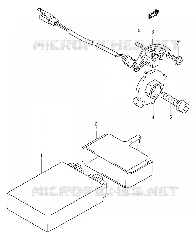 ALTERNATEUR (MODELE T/V/W) Suzuki MOTO 900 RF 1997  RF900RV(E2)