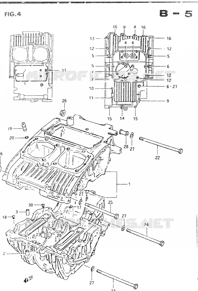 CARTER Suzuki MOTO 400 GSX 1985  GSX400SF(E2)